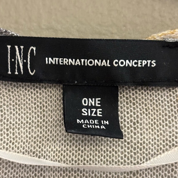 INC International Concepts OSFA Acrylic Wrap Cardigan - Picture 3 of 7